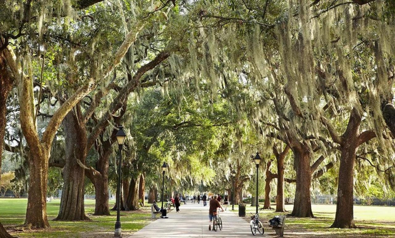 סוואנה Walk Score 90!!-Historic Downtown District-2 Blocks To Famous Forsyth Park- Huge Private Patio-Private Parking מראה חיצוני תמונה